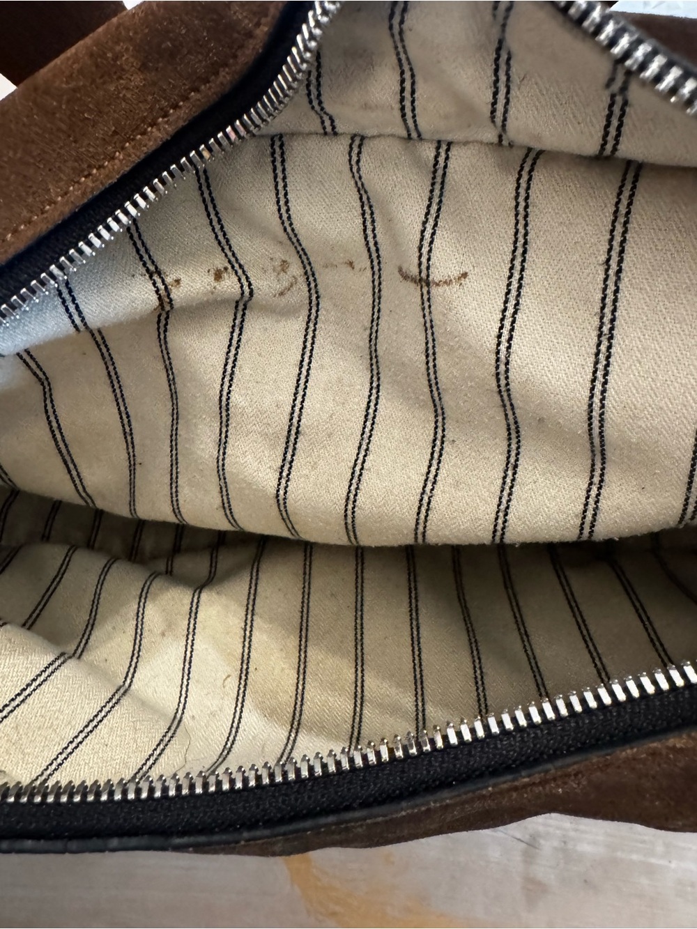 Rag & Bone Brown Suede Crossbody with Adjustable Strap - Picture 4 of 9